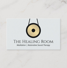 Sound Therapy Logo Business Card 