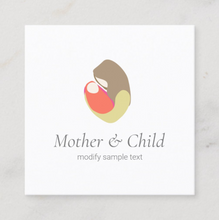 Midwife, Doula, Midwifery Logo Business card  - Logo Evolution. Maura Reed