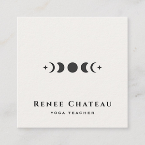 Yoga Teacher, Energy Worker, Moonphase  Moon Phases Premade Logo  - Logo Evolution, Maura Reed