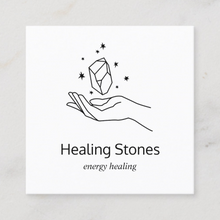 Hand Holding Crystal Gemstone Sparkle - Logo Evolution by Maura Reed