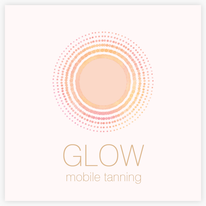 Sun Logo Mobile Tanning Salon Business Card Logo by Maura Reed