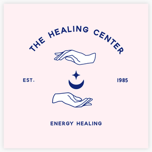 Healing Hands enclosing Crescent Moon and star  Premade Logo -by Maura Reed - Logo Evolution 