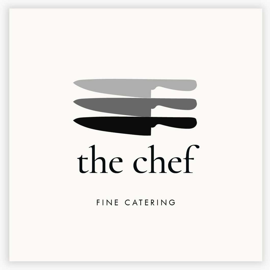 Culinary Chef Knives Premade Logo  by Maura Reed - Logo Evolution